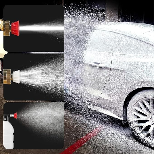 Spray nozzles and foam mode