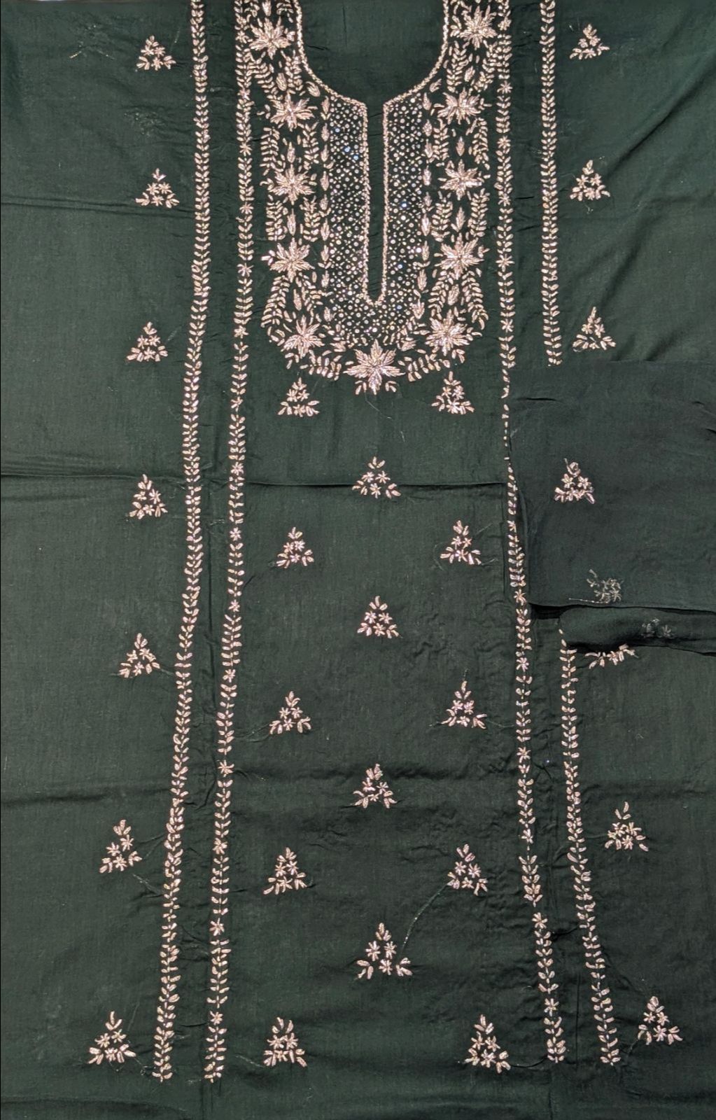 Gota work lawn suit dupatta