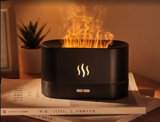 Flame Aroma Humidifier with LED Light