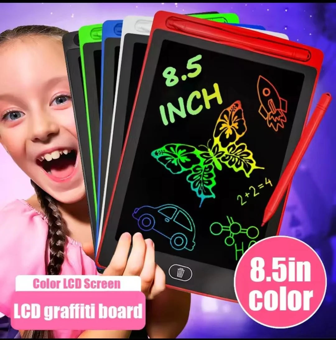 LCD Writing Tablet for Kids – 8.5 inch Colorful Doodle & Drawing Board