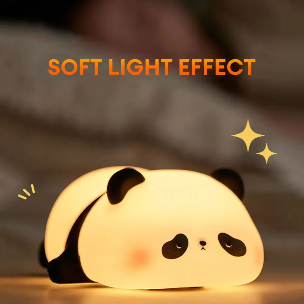 Panda night light - soft light effect